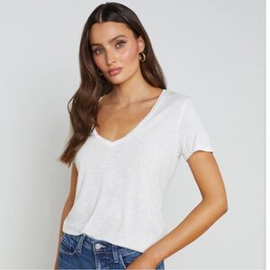 L’agence Daijia V-Neck Tee Mint Green